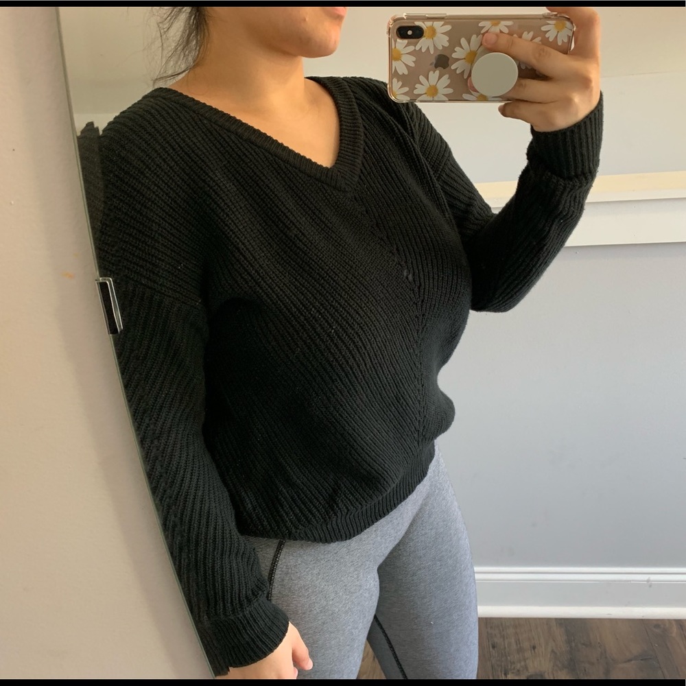 Black Michael Stars Sweater